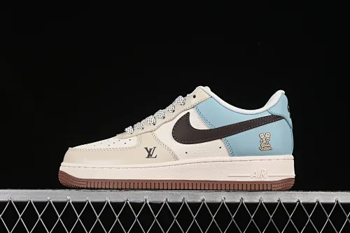 All categories Nk Air Force 1 Air Force series Nk Air Force 1 Low Air Force low-top Nike Air Force 1'07 Low LV joint summer blue Air Force 1 low-top casual sneakers JJ2508-702